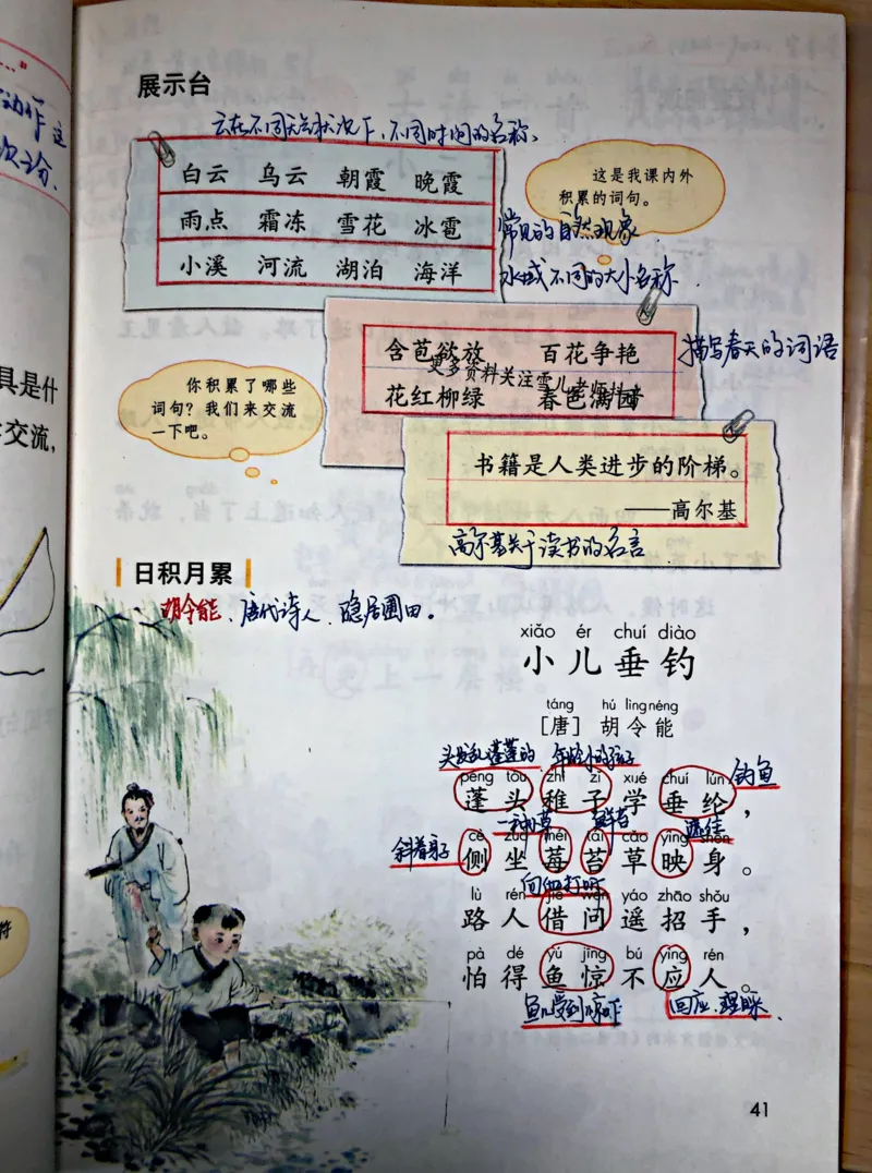 小学二年级上册上学期-部编版语文：园地三预习笔记_小学1-6年级全部试卷_语文_二年级_3-7-1、小学二年级语文上册_3-7-1-1、复习、知识点、归纳汇总_部编版