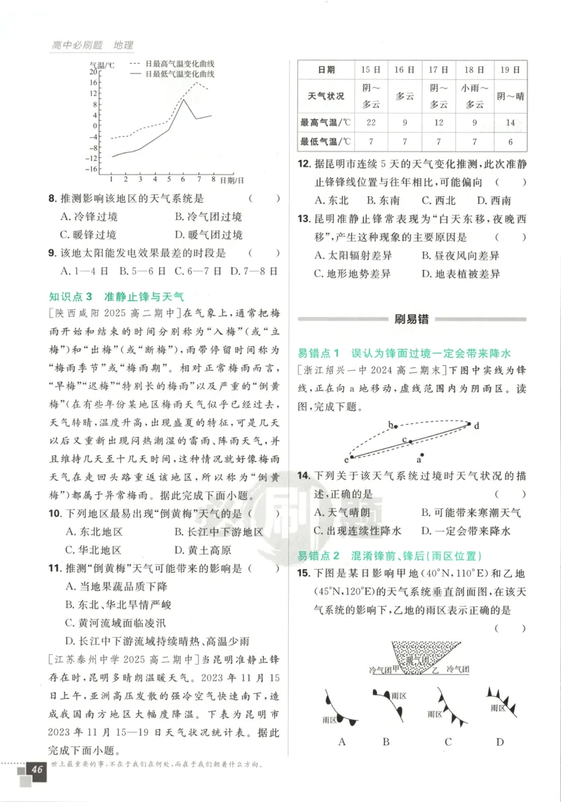 主书_地理_2026版高中必刷题地理《湘教》_高中必刷题地理选修1XJ
