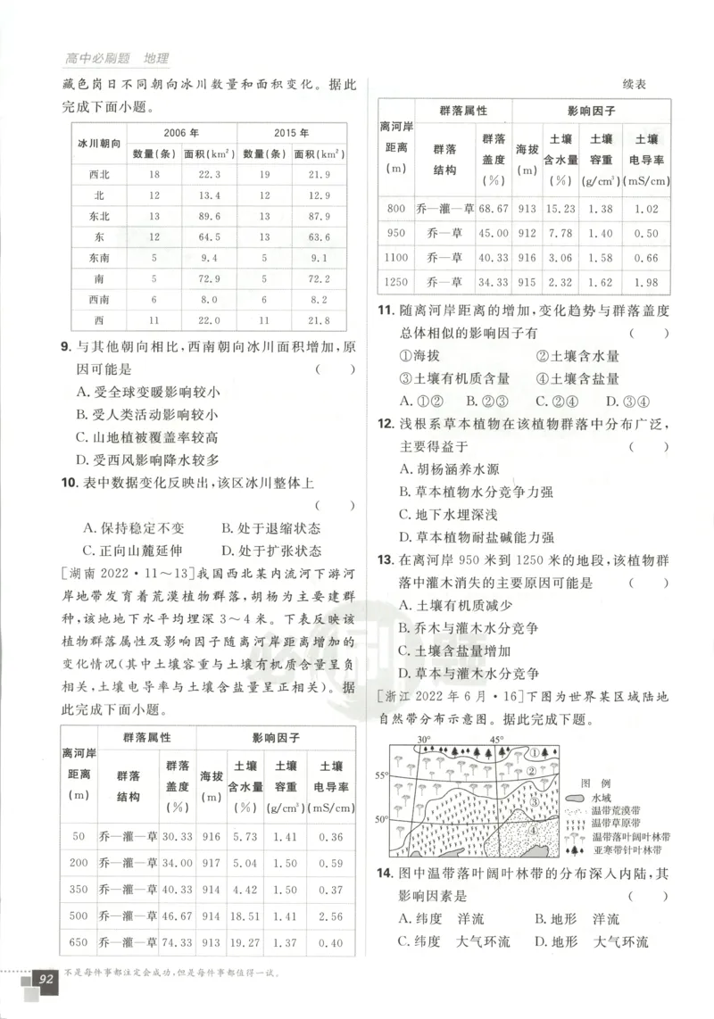 主书_地理_2026版高中必刷题地理《湘教》_高中必刷题地理选修1XJ