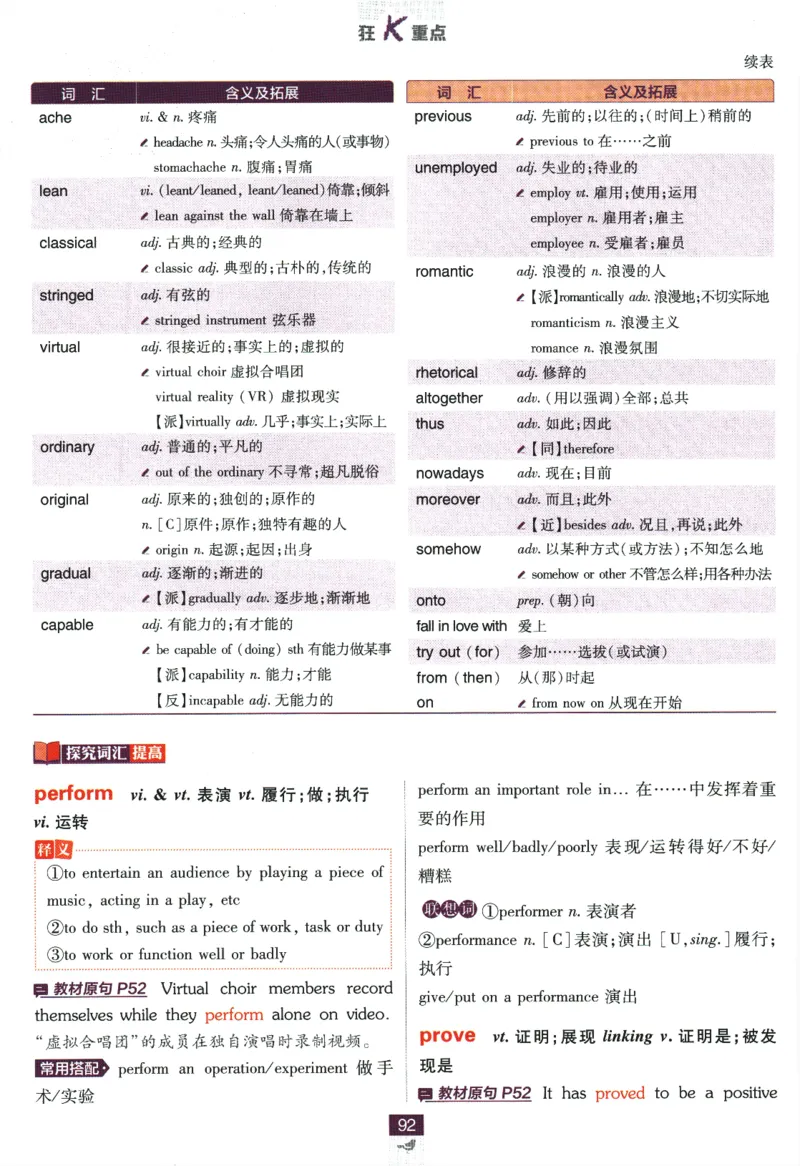 2026版《高中必刷题》英语RJ必修一二狂K重点_2026版高中必刷题_英语_2026版高中必刷题英语《人教》_2026版高中必刷题英语必修一二合订人教版