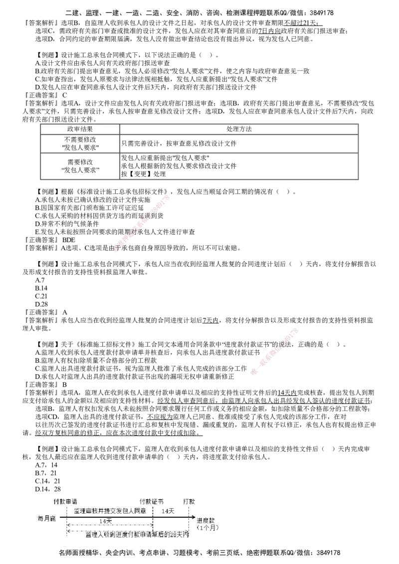 第02讲　建设工程总承包合同管理（二）_监理工程师_2025监理工程师_2025年监理工程师SVIP_2025年监理合同管理SVIP_03-习题精析✿实战特训✿模考通关
