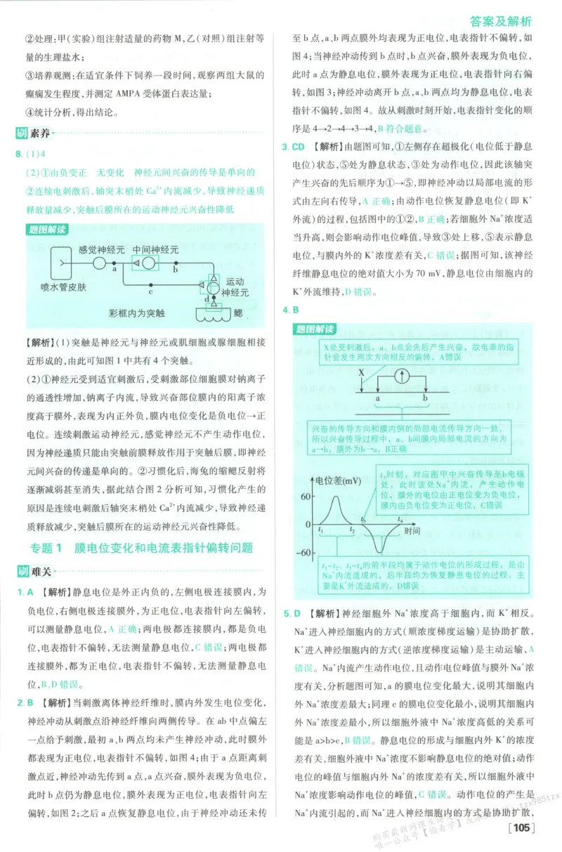 答案-生物_生物_2026版高中必刷题生物人教版_2026版高中必刷题生物选修1RJ(1)