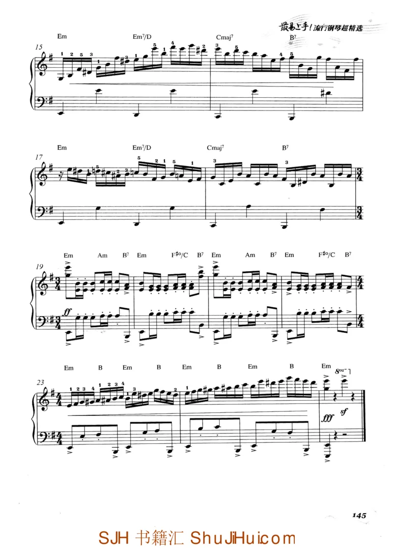 王球《最易上手流行钢琴超精选》_一万首著名钢琴曲谱哈农贝多芬合集视频教学电子版高清无水印可打印_09钢琴教材合集_常用教材钢琴谱（80+本）