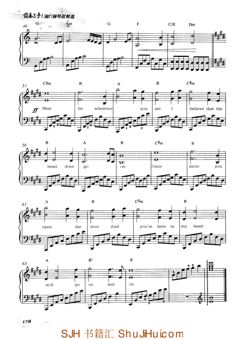 王球《最易上手流行钢琴超精选》_一万首著名钢琴曲谱哈农贝多芬合集视频教学电子版高清无水印可打印_09钢琴教材合集_常用教材钢琴谱（80+本）