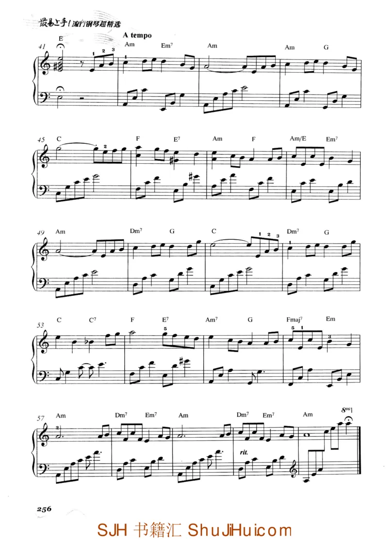 王球《最易上手流行钢琴超精选》_一万首著名钢琴曲谱哈农贝多芬合集视频教学电子版高清无水印可打印_09钢琴教材合集_常用教材钢琴谱（80+本）