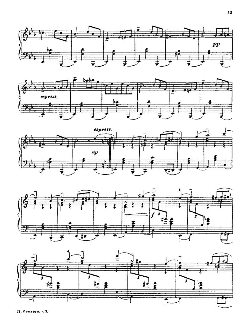 灰姑娘钢琴作品集OP.95，97，102_一万首著名钢琴曲谱哈农贝多芬合集视频教学电子版高清无水印可打印_1古典钢琴知名音乐家谱_普罗科菲耶夫钢琴谱全集