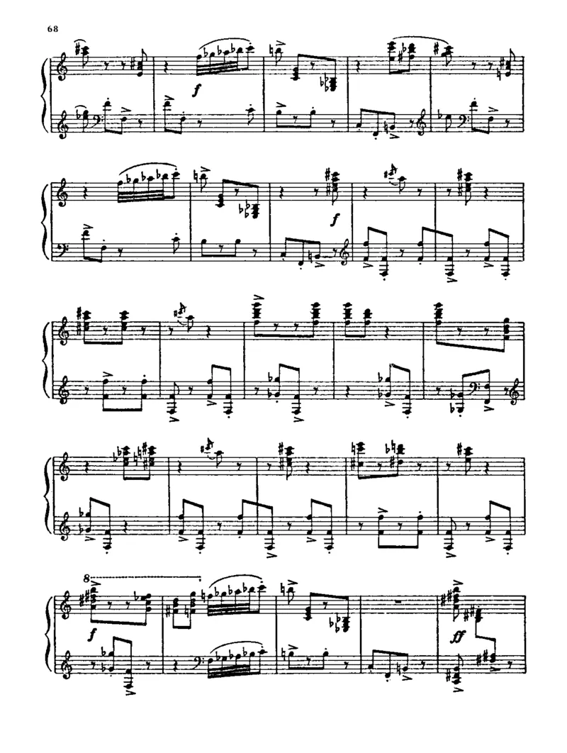 灰姑娘钢琴作品集OP.95，97，102_一万首著名钢琴曲谱哈农贝多芬合集视频教学电子版高清无水印可打印_1古典钢琴知名音乐家谱_普罗科菲耶夫钢琴谱全集