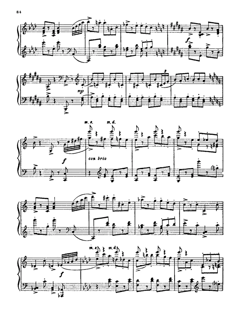 灰姑娘钢琴作品集OP.95，97，102_一万首著名钢琴曲谱哈农贝多芬合集视频教学电子版高清无水印可打印_1古典钢琴知名音乐家谱_普罗科菲耶夫钢琴谱全集