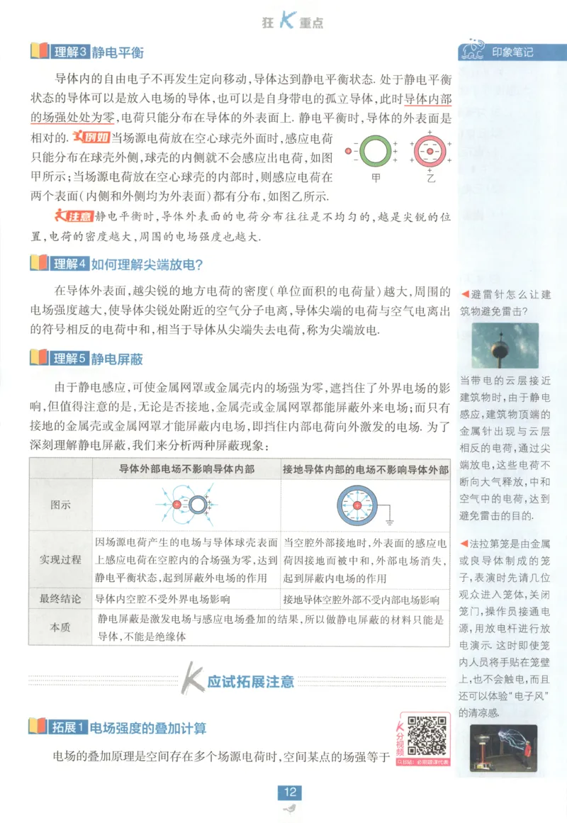 狂K重点_2026版高中必刷题_物理_2026版高中必刷题物理鲁科版_2026版高中必刷题物理必修三（鲁科版）