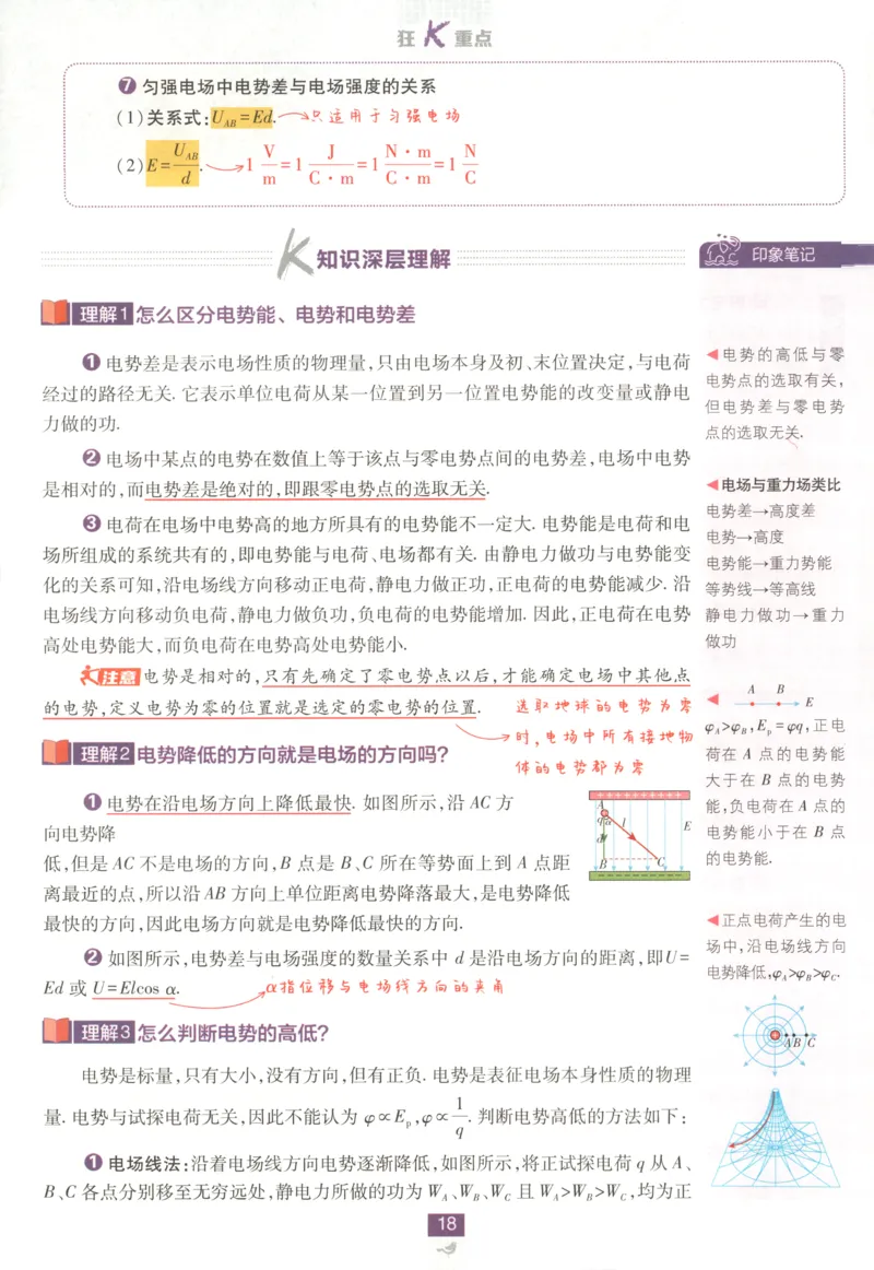狂K重点_2026版高中必刷题_物理_2026版高中必刷题物理鲁科版_2026版高中必刷题物理必修三（鲁科版）