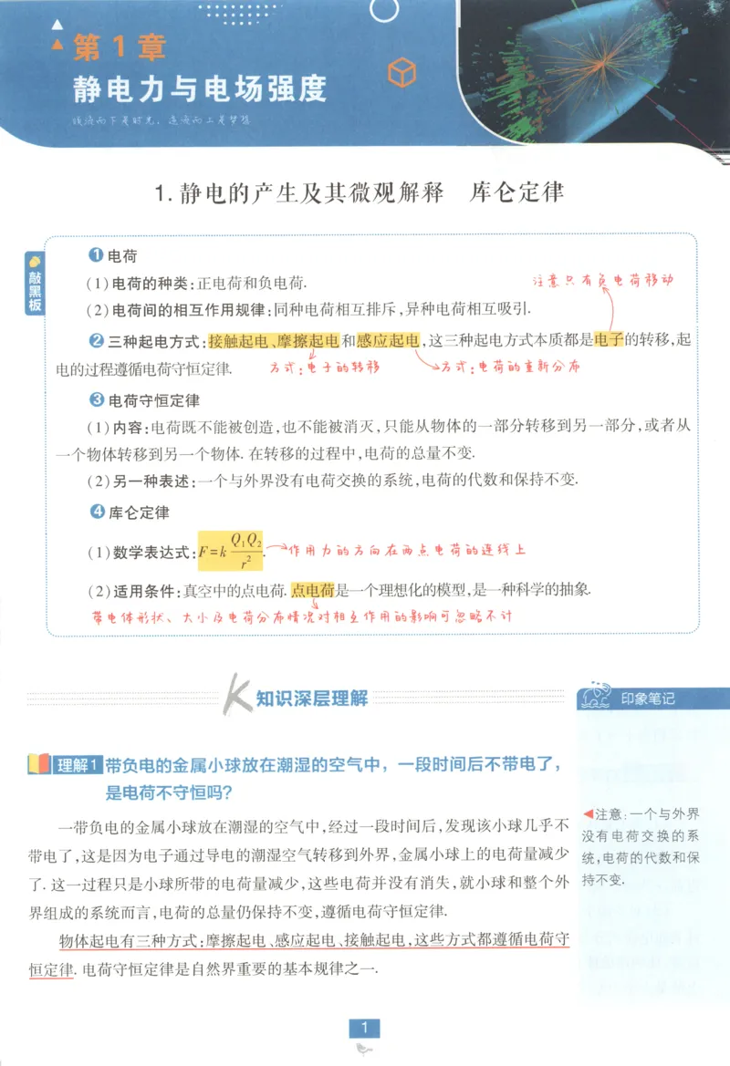 狂K重点_2026版高中必刷题_物理_2026版高中必刷题物理鲁科版_2026版高中必刷题物理必修三（鲁科版）