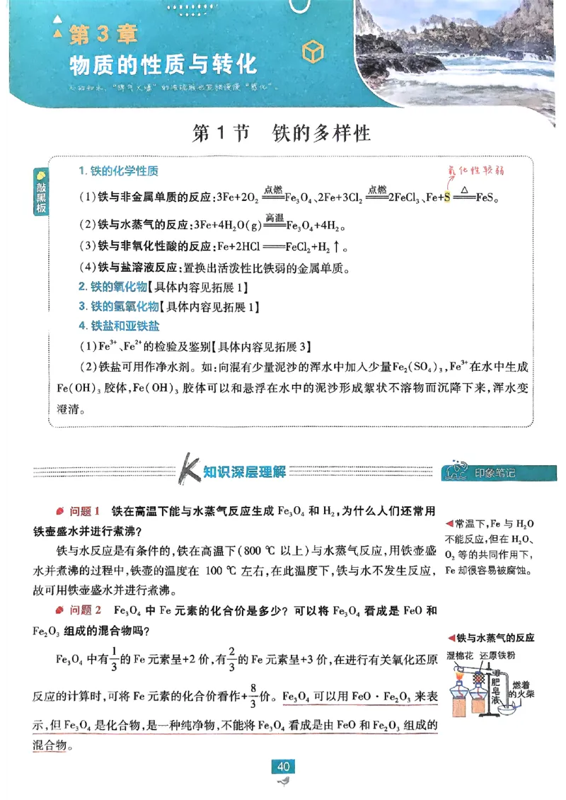 狂k重点2026版高中必刷题化学LK版必修1_化学_2026版高中必刷题化学《鲁科》_化学-鲁科-必修一