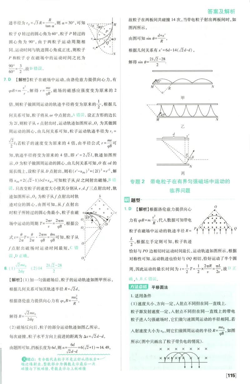 答案_2026版高中必刷题_物理_2026版高中必刷题物理鲁科版_高中必刷题物理选修二LK