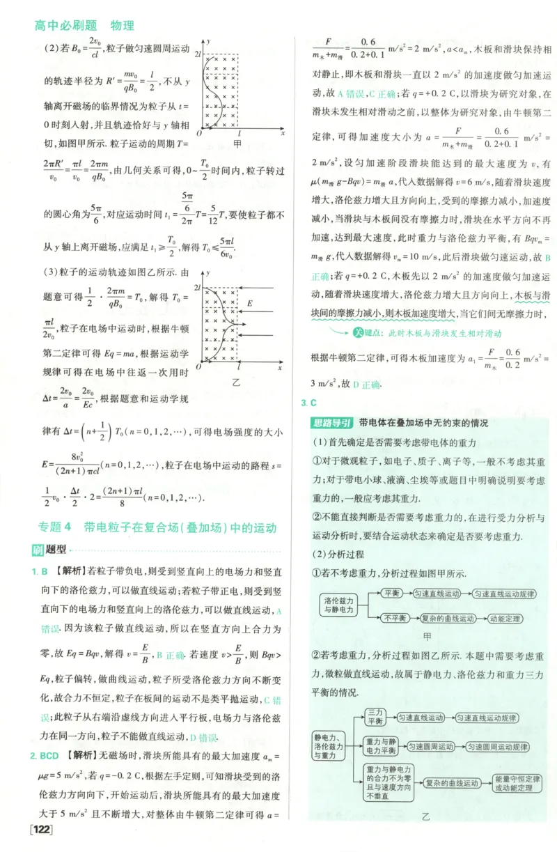 答案_2026版高中必刷题_物理_2026版高中必刷题物理鲁科版_高中必刷题物理选修二LK