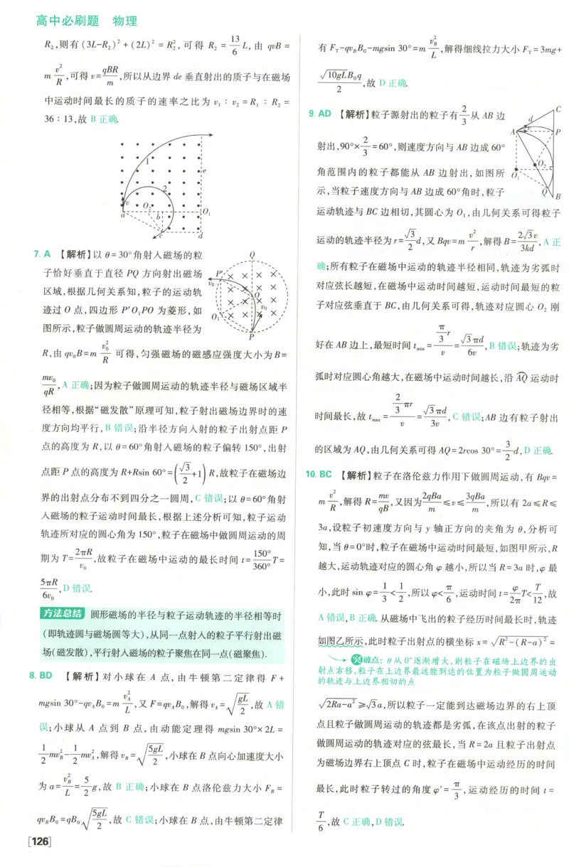 答案_2026版高中必刷题_物理_2026版高中必刷题物理鲁科版_高中必刷题物理选修二LK