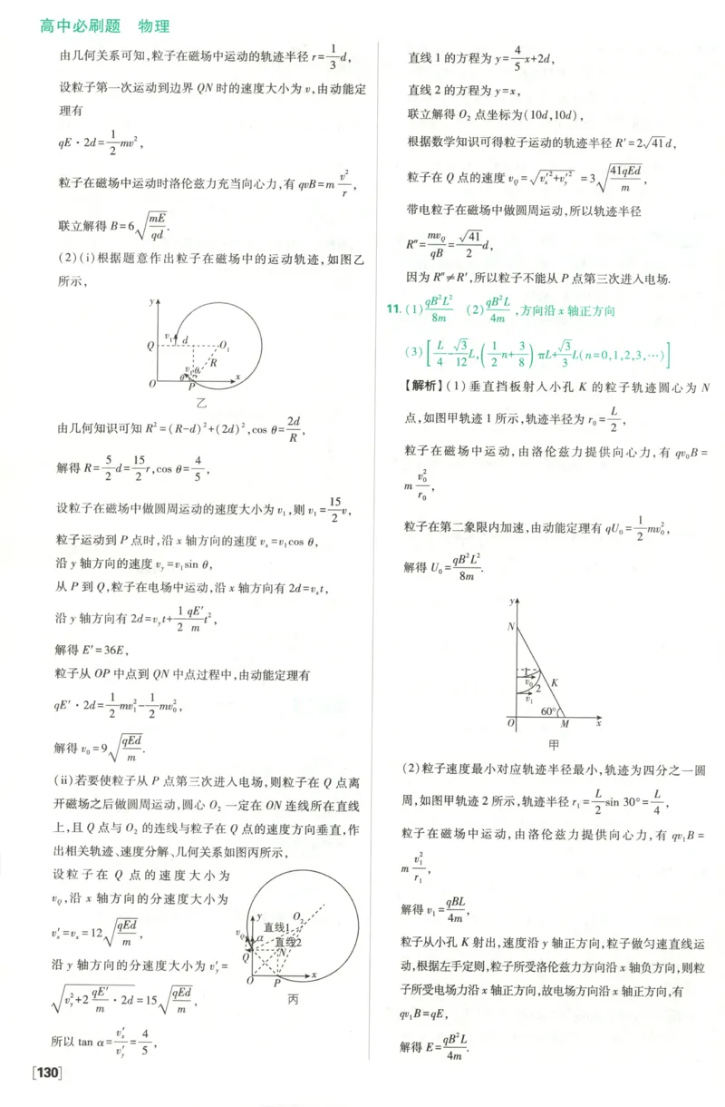 答案_2026版高中必刷题_物理_2026版高中必刷题物理鲁科版_高中必刷题物理选修二LK
