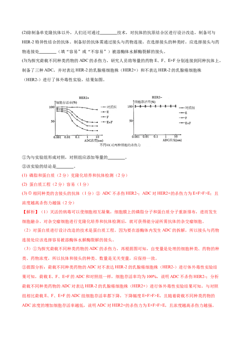 高三生物开学摸底考（黑龙江、吉林专用）（解析版）_2024年4月_其他_2023-2024学年高三下学期开学摸底考试卷_2023-2024学年高三生物下学期开学摸底考试卷