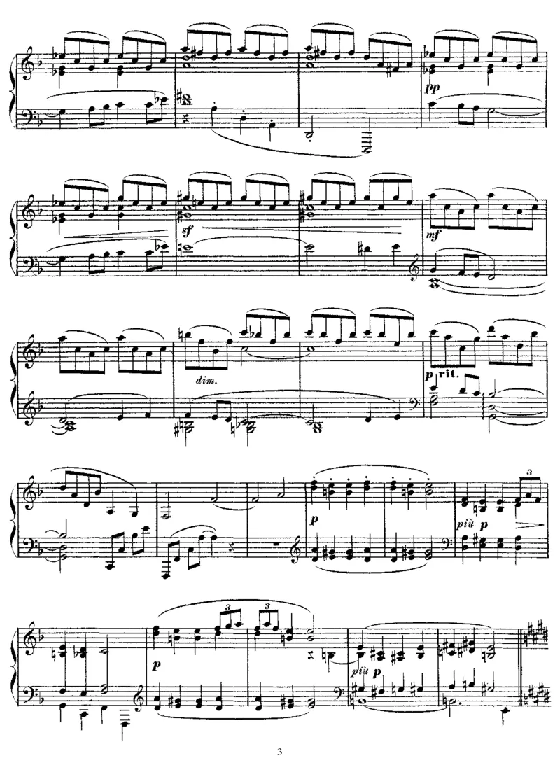 梦幻曲_一万首著名钢琴曲谱哈农贝多芬合集视频教学电子版高清无水印可打印_1古典钢琴知名音乐家谱_德彪西钢琴谱全集