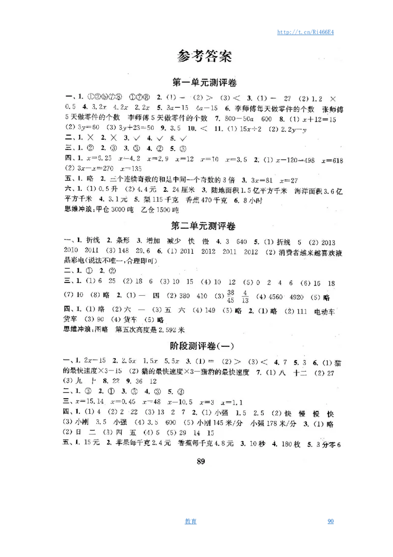 最新苏教版五年级数学下册全程测评卷(全套附答案)_小学1-6年级全部试卷_数学_五年级_3-10-4、小学五年级数学下册_3-10-4-2、练习题、作业、试题、试卷_苏教版