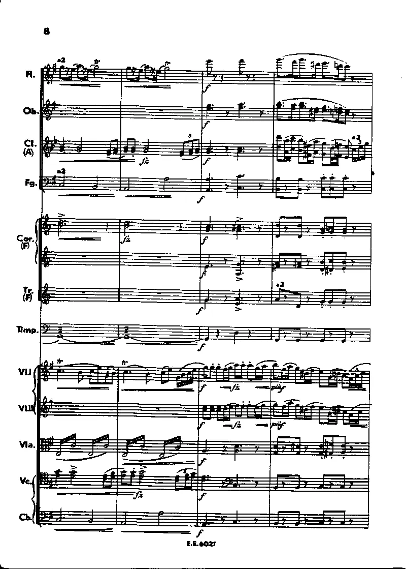 德沃夏克第八交响曲单开版总谱_一万首著名钢琴曲谱哈农贝多芬合集视频教学电子版高清无水印可打印_08名曲总谱合集