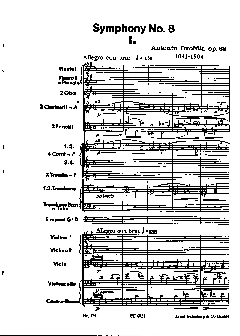 德沃夏克第八交响曲单开版总谱_一万首著名钢琴曲谱哈农贝多芬合集视频教学电子版高清无水印可打印_08名曲总谱合集