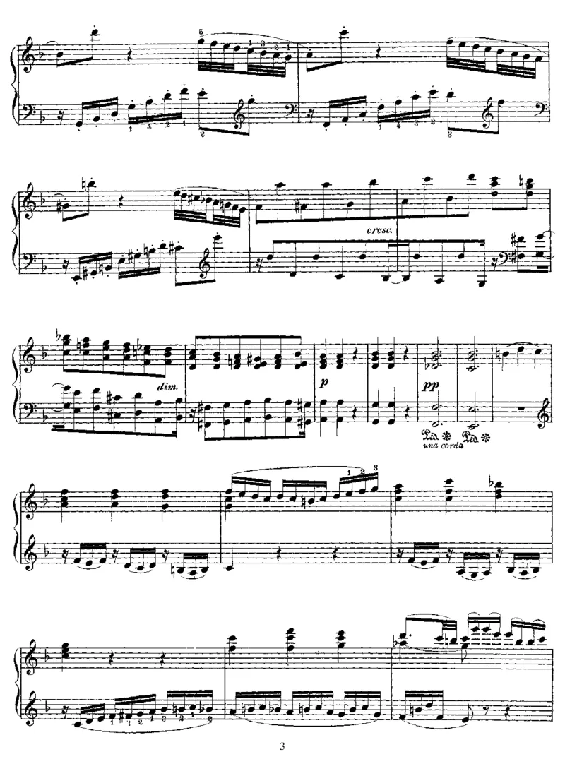 圆舞曲风小步舞曲Menuet,Op56_一万首著名钢琴曲谱哈农贝多芬合集视频教学电子版高清无水印可打印_1古典钢琴知名音乐家谱_圣桑钢琴谱全集