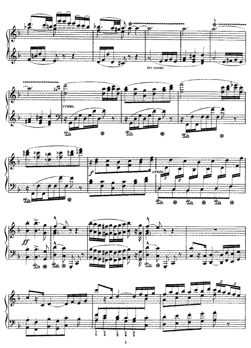 圆舞曲风小步舞曲Menuet,Op56_一万首著名钢琴曲谱哈农贝多芬合集视频教学电子版高清无水印可打印_1古典钢琴知名音乐家谱_圣桑钢琴谱全集