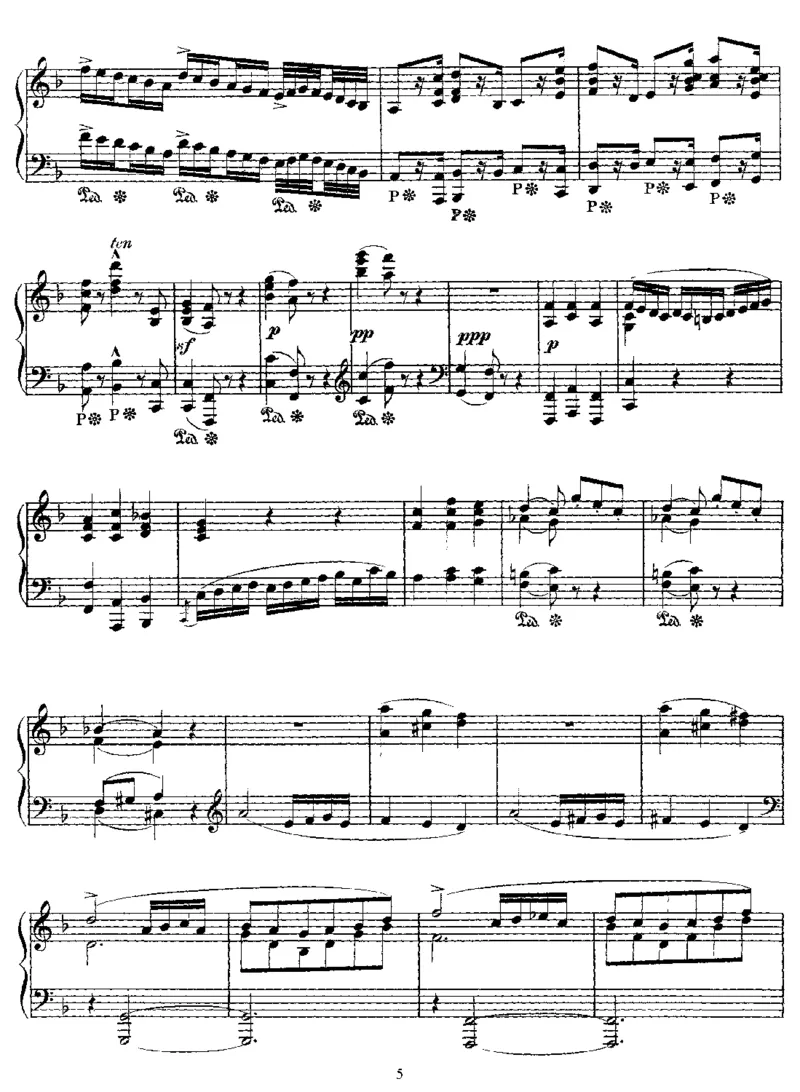 圆舞曲风小步舞曲Menuet,Op56_一万首著名钢琴曲谱哈农贝多芬合集视频教学电子版高清无水印可打印_1古典钢琴知名音乐家谱_圣桑钢琴谱全集