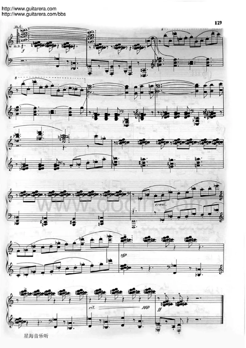 权吉浩-《长短的组合》_一万首著名钢琴曲谱哈农贝多芬合集视频教学电子版高清无水印可打印_04中国乐曲钢琴谱合集_中国乐曲钢琴谱