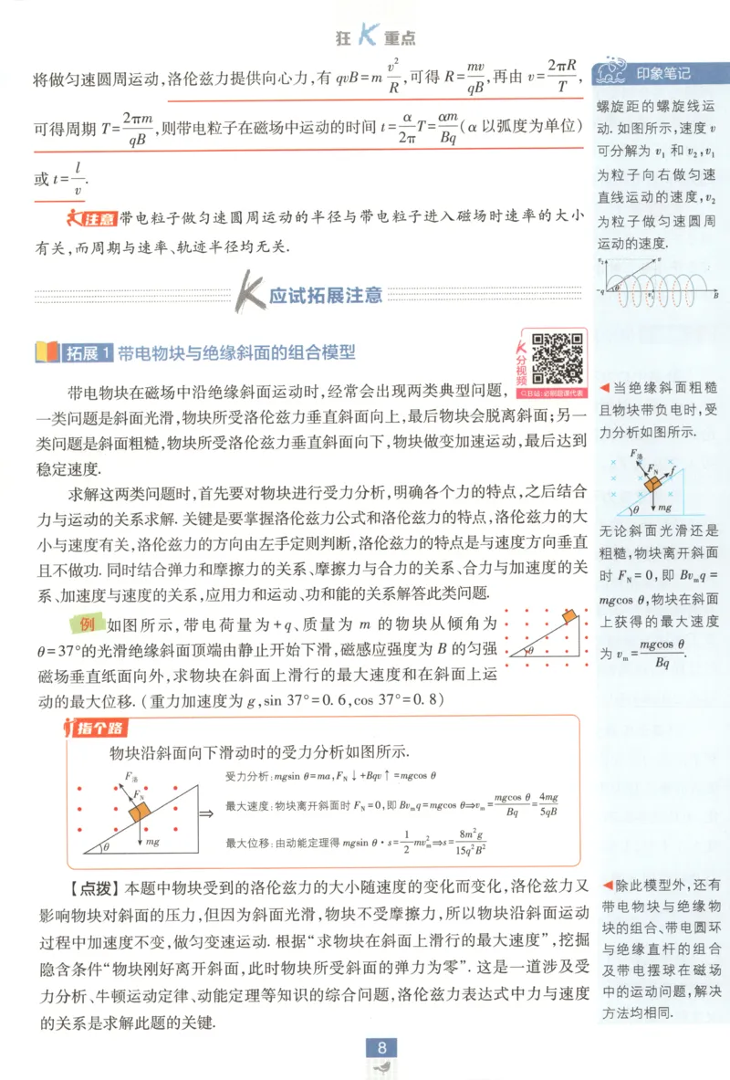 狂K重点_2026版高中必刷题_物理_2026版高中必刷题物理鲁科版_高中必刷题物理选修二LK