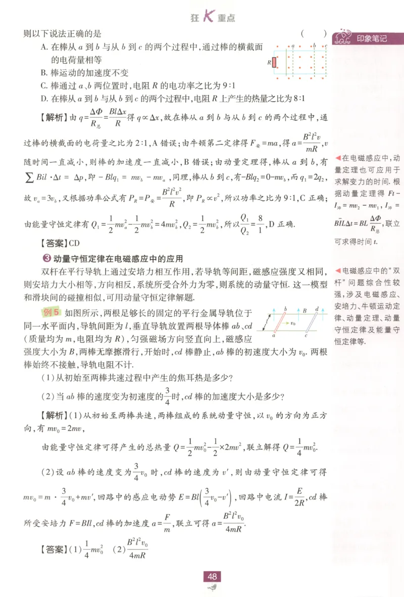 狂K重点_2026版高中必刷题_物理_2026版高中必刷题物理鲁科版_高中必刷题物理选修二LK