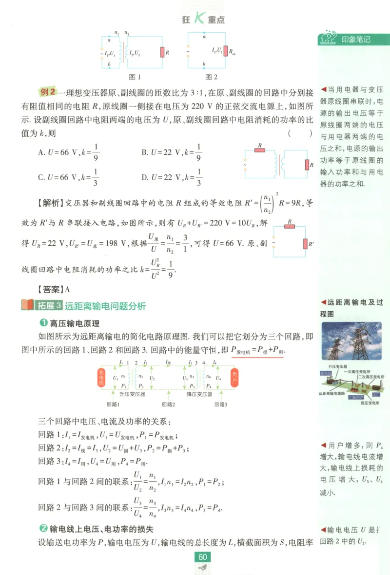 狂K重点_2026版高中必刷题_物理_2026版高中必刷题物理鲁科版_高中必刷题物理选修二LK