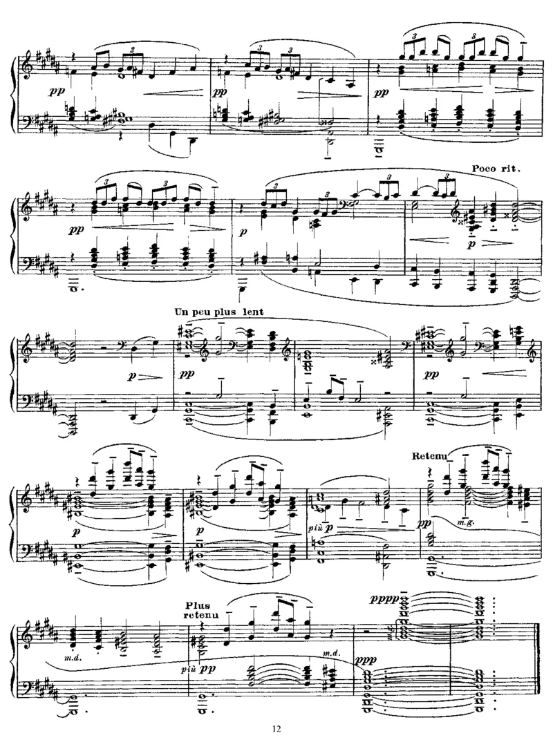 意象集第一册_一万首著名钢琴曲谱哈农贝多芬合集视频教学电子版高清无水印可打印_1古典钢琴知名音乐家谱_德彪西钢琴谱全集