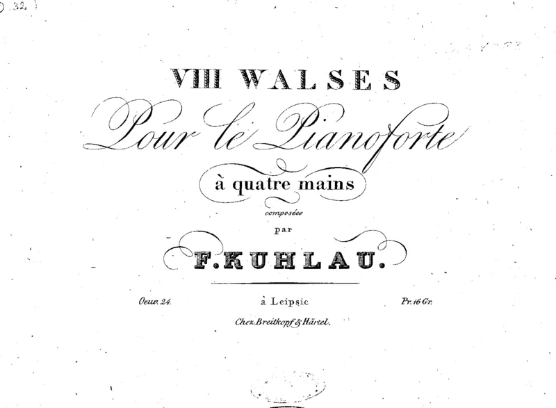 四手联弹圆舞曲kuhl_op024a_一万首著名钢琴曲谱哈农贝多芬合集视频教学电子版高清无水印可打印_1古典钢琴知名音乐家谱_库劳钢琴谱全集