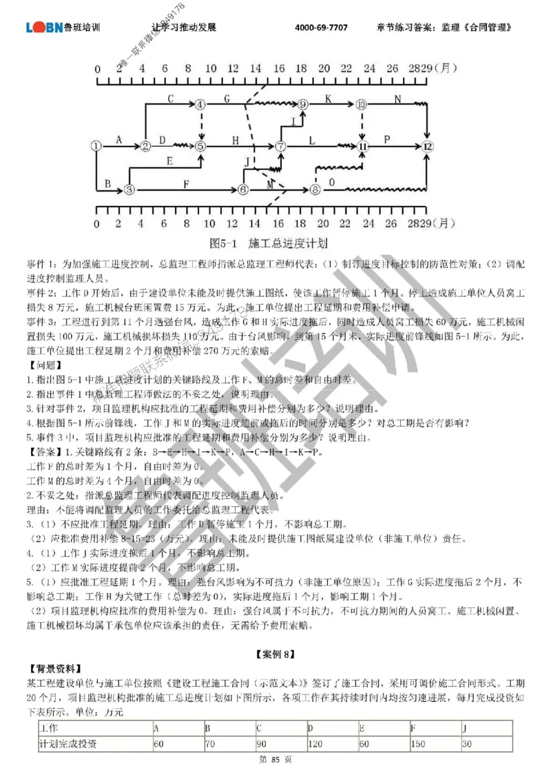监理章节练习《案例分析（土建）》含答案解析_监理工程师_2025监理工程师_2025年监理工程师SVIP_2025年监理土建案例SVIP_01-精华文档✿电子教材✿历年真题