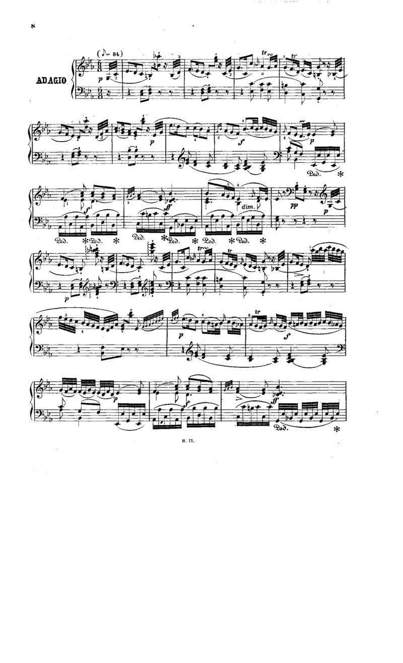 海顿《奏鸣曲集》（莫谢莱斯编订版）_一万首著名钢琴曲谱哈农贝多芬合集视频教学电子版高清无水印可打印_1古典钢琴知名音乐家谱_海顿钢琴谱全集