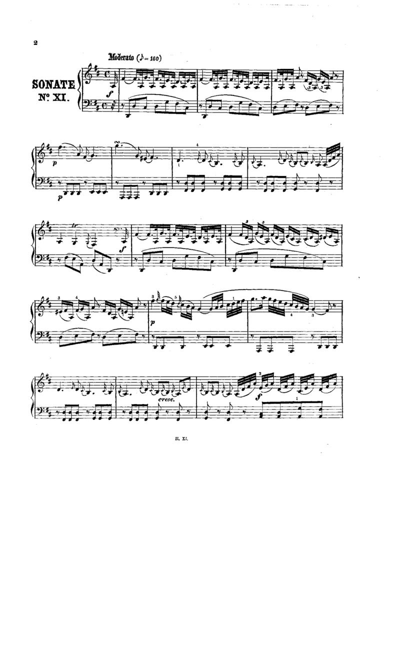 海顿《奏鸣曲集》（莫谢莱斯编订版）_一万首著名钢琴曲谱哈农贝多芬合集视频教学电子版高清无水印可打印_1古典钢琴知名音乐家谱_海顿钢琴谱全集