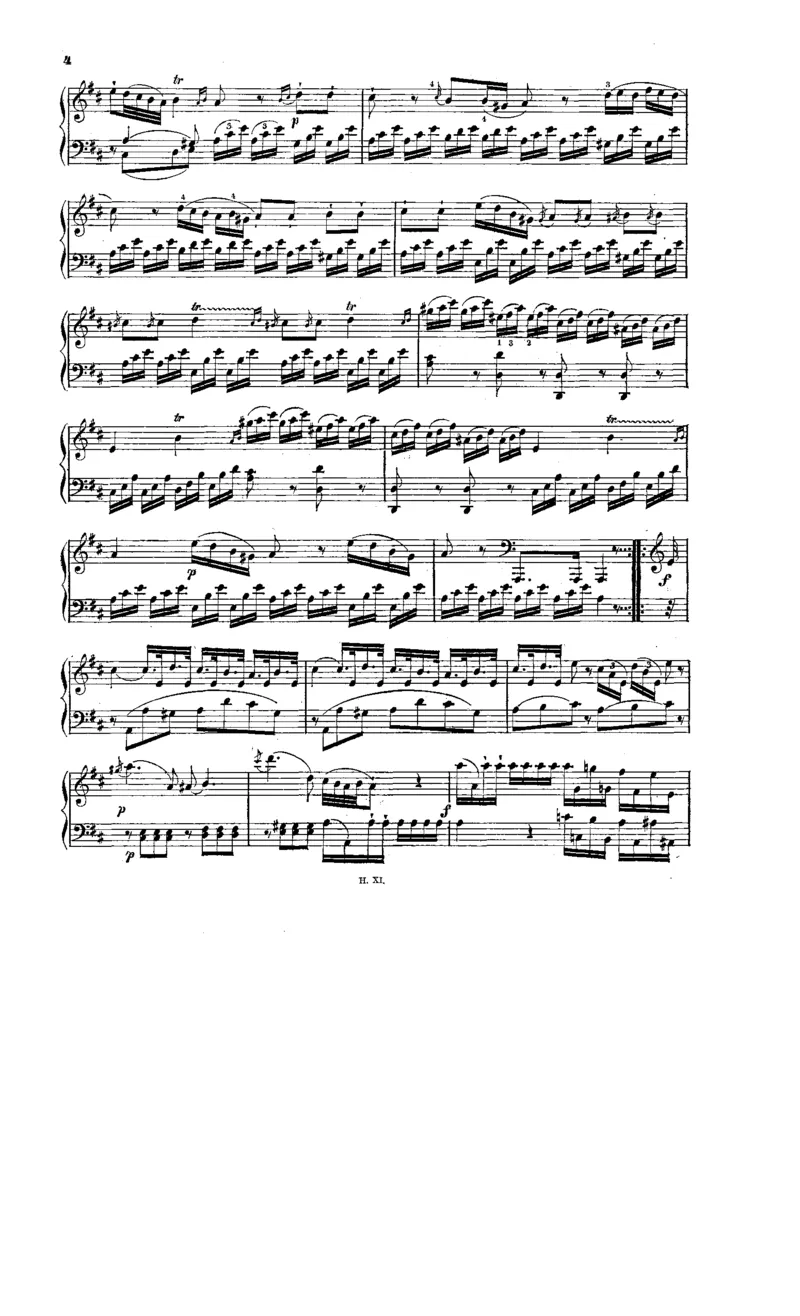 海顿《奏鸣曲集》（莫谢莱斯编订版）_一万首著名钢琴曲谱哈农贝多芬合集视频教学电子版高清无水印可打印_1古典钢琴知名音乐家谱_海顿钢琴谱全集