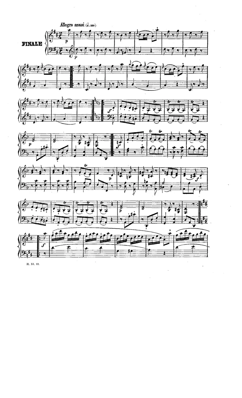 海顿《奏鸣曲集》（莫谢莱斯编订版）_一万首著名钢琴曲谱哈农贝多芬合集视频教学电子版高清无水印可打印_1古典钢琴知名音乐家谱_海顿钢琴谱全集