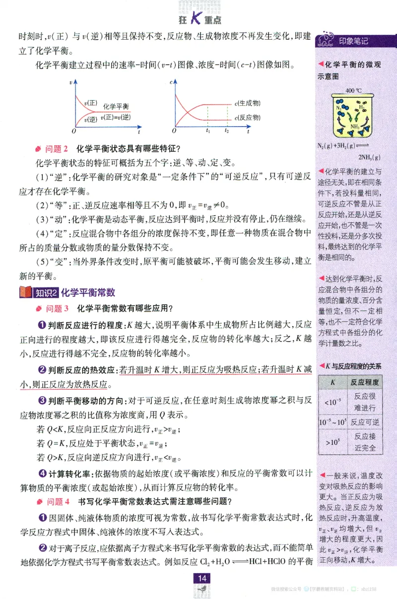 26版化学必刷题狂K重点（选修一）_化学_2026版高中必刷题化学《人教》_2026版高中必刷题化学选修一（人教版）
