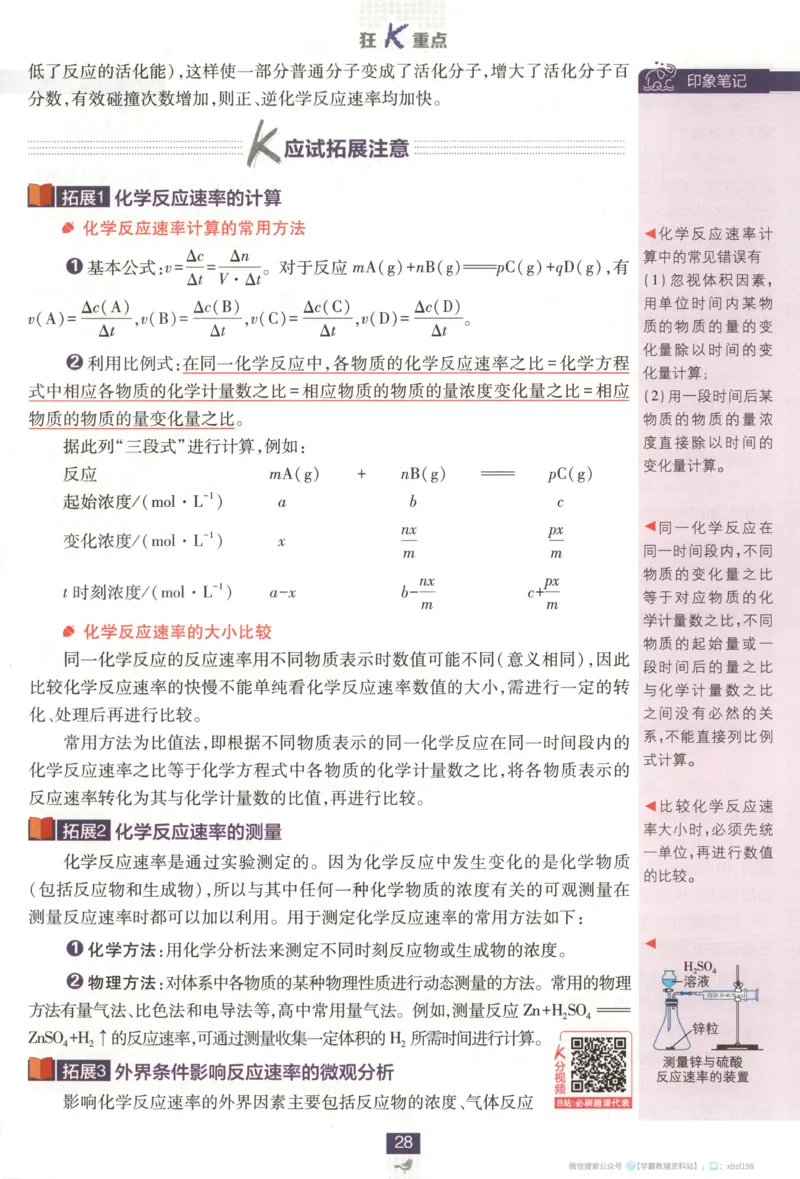 狂K重点_化学_2026版高中必刷题化学《苏教》_2026版高中必刷题化学选修1苏教