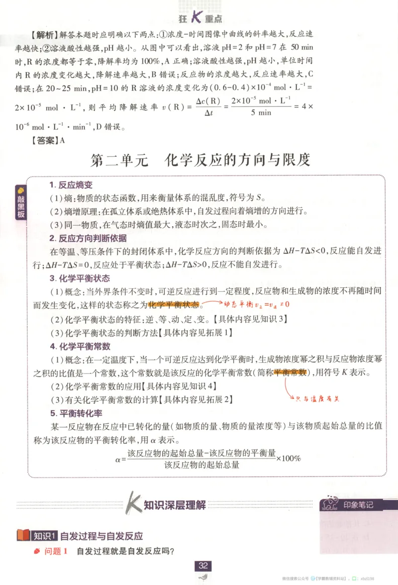 狂K重点_化学_2026版高中必刷题化学《苏教》_2026版高中必刷题化学选修1苏教