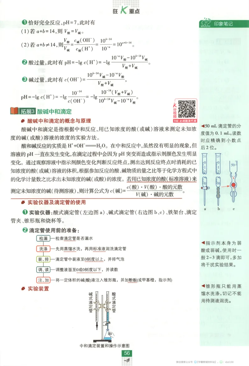 狂K重点_化学_2026版高中必刷题化学《苏教》_2026版高中必刷题化学选修1苏教