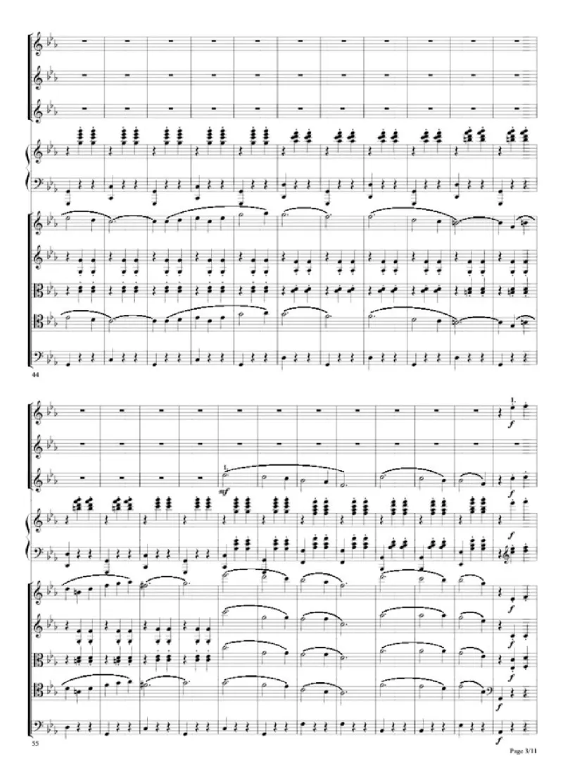 肖斯塔科维奇爵士组曲No.2&ldquo;Waltz&rdquo;单开版总谱_一万首著名钢琴曲谱哈农贝多芬合集视频教学电子版高清无水印可打印_08名曲总谱合集