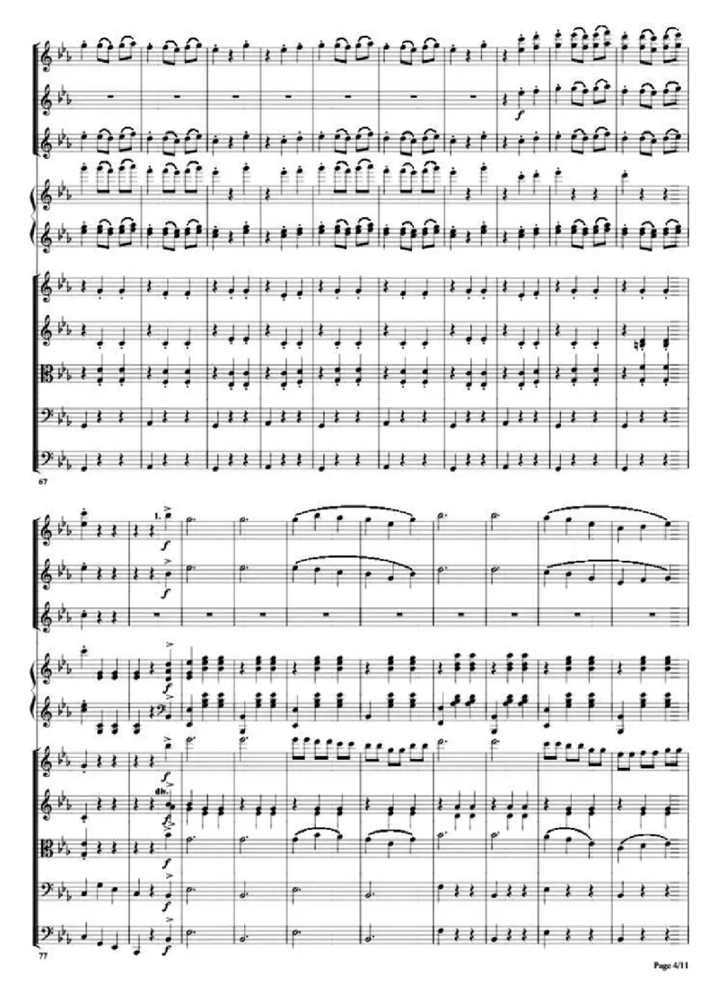 肖斯塔科维奇爵士组曲No.2&ldquo;Waltz&rdquo;单开版总谱_一万首著名钢琴曲谱哈农贝多芬合集视频教学电子版高清无水印可打印_08名曲总谱合集