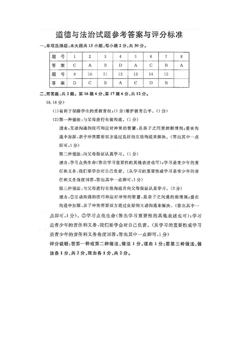 2020年江苏宿迁中考道德与法治真题及答案_7.政治中考真题2015-2024年_地区卷_江苏省_宿迁中考思想品德07-21