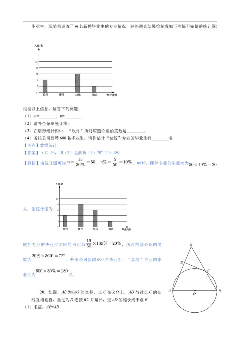 2020年深圳市中考数学试卷-解析版_中考真题_2.数学中考真题2015-2024年_2020全国多省多地中考数学真题126份_广东省深圳市2020年中考数学真题试卷及解析