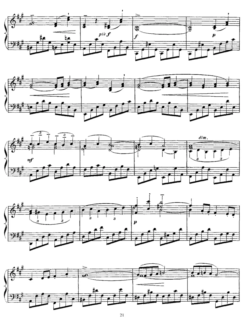 贝加莫组曲_一万首著名钢琴曲谱哈农贝多芬合集视频教学电子版高清无水印可打印_1古典钢琴知名音乐家谱_德彪西钢琴谱全集