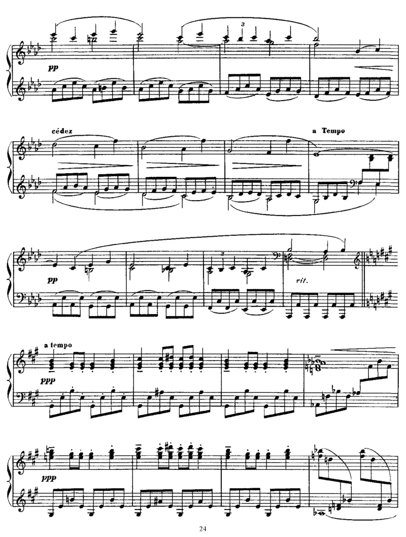 贝加莫组曲_一万首著名钢琴曲谱哈农贝多芬合集视频教学电子版高清无水印可打印_1古典钢琴知名音乐家谱_德彪西钢琴谱全集