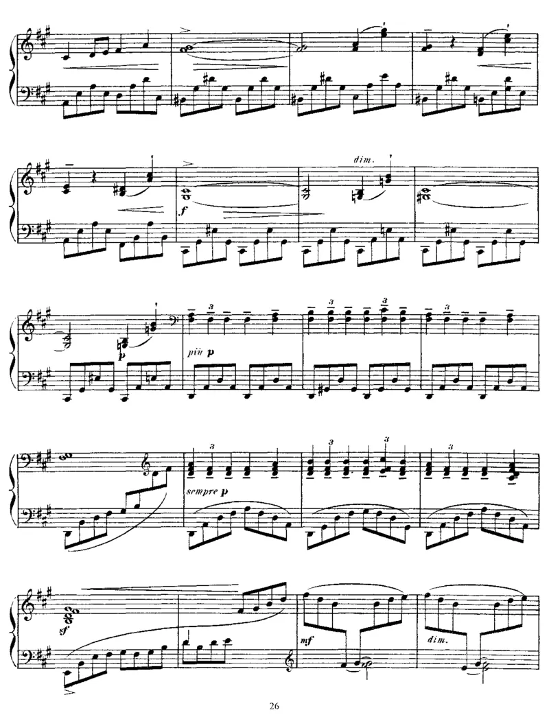 贝加莫组曲_一万首著名钢琴曲谱哈农贝多芬合集视频教学电子版高清无水印可打印_1古典钢琴知名音乐家谱_德彪西钢琴谱全集